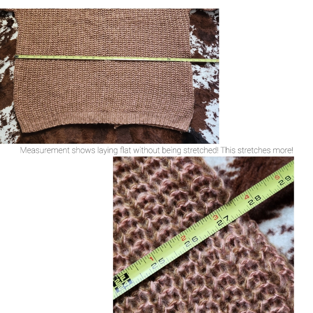 . Shop Hope’s Oversized Criss Cross Back Open Knit Sweater - Picture 7 of 10